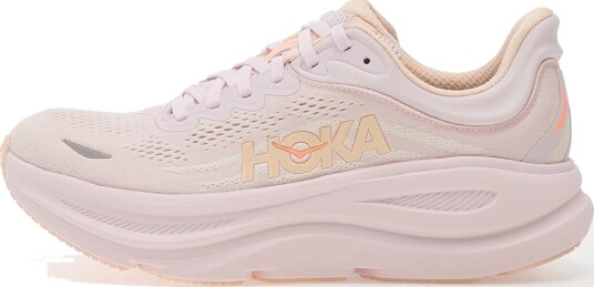 Hoka Women's Bondi 9 Lilac Cream/Tangerine Glow 42