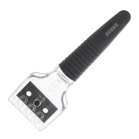 Dorre Hema platetopp skrape med 5 ekstra blader 16 cm svart Dorre Hema platetopp skrape med 5 ekstra blader 16 cm svart