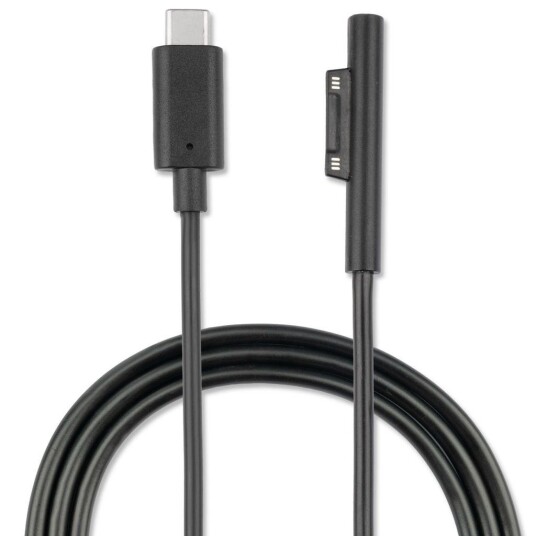 4Smarts USB-C til Microsoft Surface Connect Kabel 1m 5A Svart