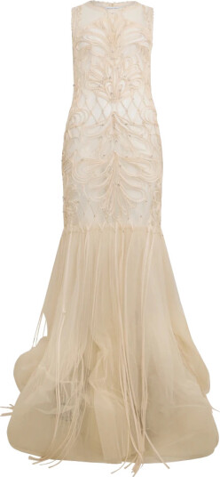 Alberta Ferretti Dame Kjoler Beige S,