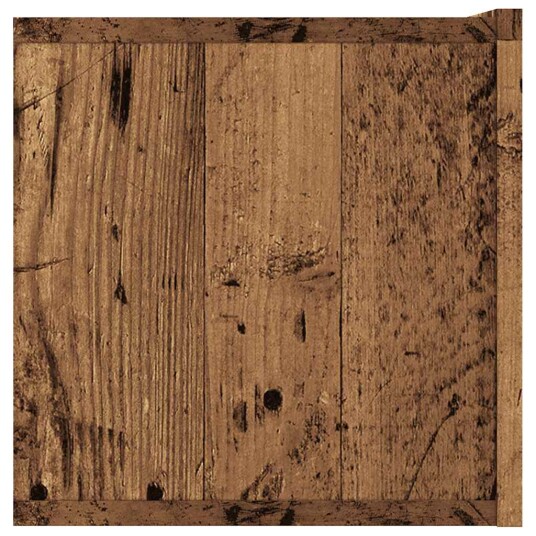 Vegghengt TV-benk gammelt tre 120x30x30 cm konstruert tre 8721158435453 Vegghengt TV-benk gammelt tre 120x30x30 cm konstruert tre 8721158435453
