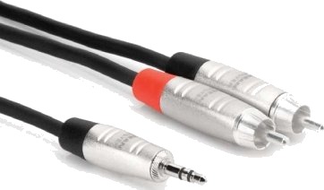 Hosa - Pro Trs 3,5 Mm - 2 X Rca 3 M Kabel Hosa - Pro Trs 3,5 Mm - 2 X Rca 3 M Kabel