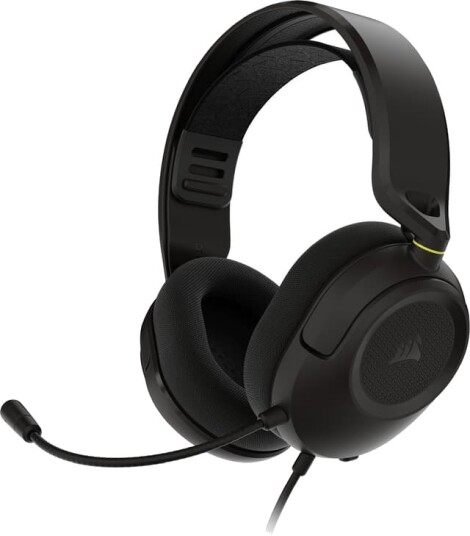 Corsair Gaming Hs35 V3 - Hodesett - Full Størrelse - Kablet - 3,5 Mm Jakk - Karbon