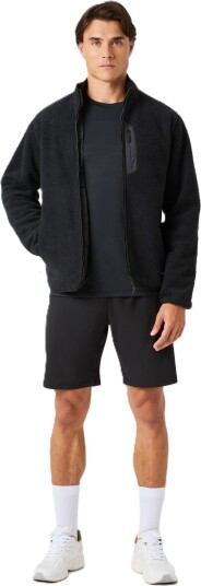 Björn Borg Men's Centre Pile Jacket Black Beauty XL