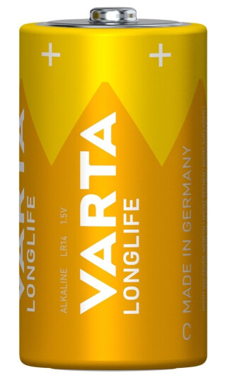 Varta Longlife D Batterier 2-Pack Alkalisk 1,5V