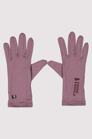 Mons Royale Volta Glove Liner, Black, Unisex Mauve XL Mons Royale Volta Glove Liner, Black, Unisex Mauve XL