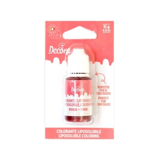 Decora Flytende Farge Rosa 15 Ml 