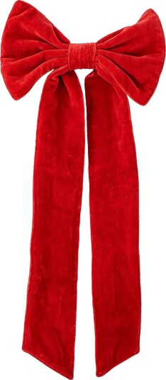 Bloomingville Ruby Deco Bow - RED - L53 cm