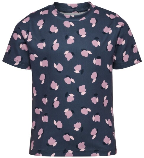 Hummel T skjorte HmlJR Ombre Blue Hummel 5 6 år (110 116) T skjorte Lilla Marineblå Rosa