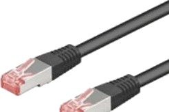 Goobay 95468 Rj45 Cat6 S/Ftp Pimf Svart 0,50 M