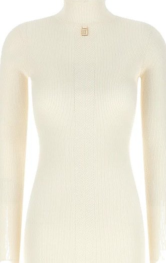Elisabetta Franchi, Dame, Kjoler, Hvit, XS,
