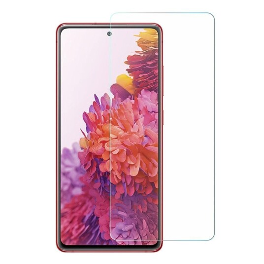 INCOVER Samsung Galaxy S20 FE / S20 FE (5G) Skjermbeskytter i Herdet Glass - Standard Fit Case-Friendly - Gjennomsiktig