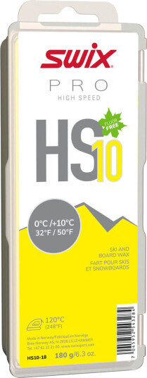 Swix Hs10 Yellow, 0°c/+10°c, 180g Swix Hs10 Yellow, 0°c/+10°c, 180g