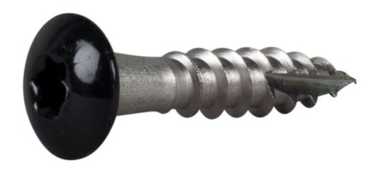ESSVE 490405 Rennekrokskrue 4,8 mm Ø, svart, TX20 35 mm, 20-pakning