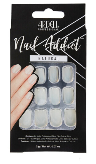 Ardell Nail Addict Natural Squared