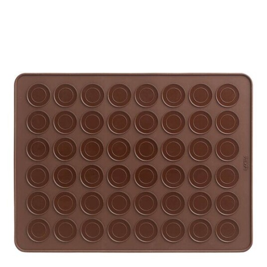 Lékué Bakeunderlag i silikon for makroner 40x30 cm brun Lékué Bakeunderlag i silikon for makroner 40x30 cm brun