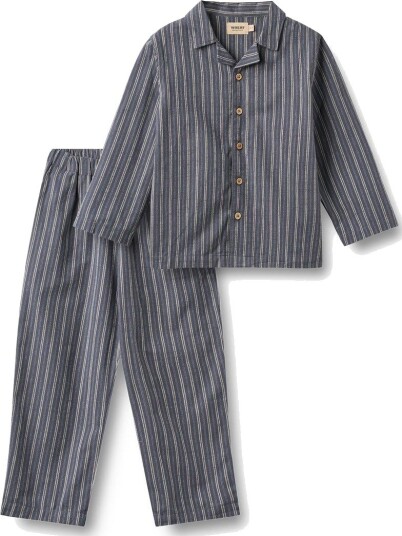 Wheat Madison Pysj Blue Holiday Stripe (140 / 10 år)