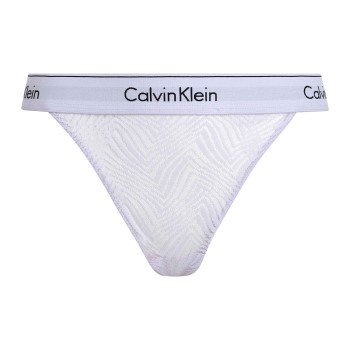 Calvin Klein Truser Modern Lace Thong Lyslilla polyamid Large Dame Calvin Klein Truser Modern Lace Thong Lyslilla polyamid Large Dame