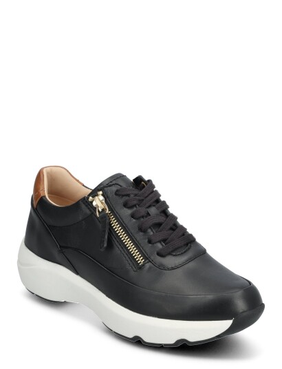 Clarks Tivoli Zip D Black 39