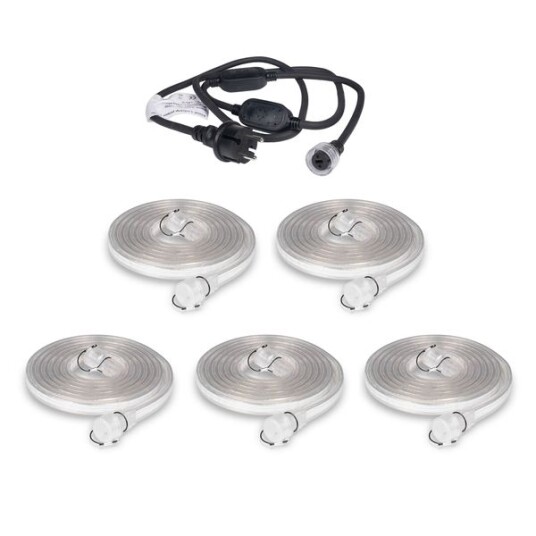 Agge LED Stripe COB 230V 1500 lm/m 3 m 5 stk Med Strømkabel Agge LED Stripe COB 230V 1500 lm/m 3 m 5 stk Med Strømkabel