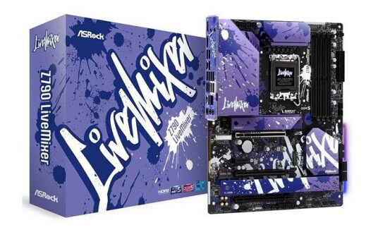 ASRock Z790 LiveMixer ATX Hovedkort med LGA1700 og DDR5 - 128GB Minne ASRock Z790 LiveMixer ATX Hovedkort med LGA1700 og DDR5 - 128GB Minne
