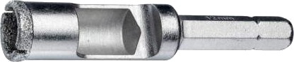 Metabo 627536000, Drill, Diamantdrillbor, Høyrehåndsrotasjon, 7 Mm, 60 Mm, Glass, Marmor, Porselen, Flis