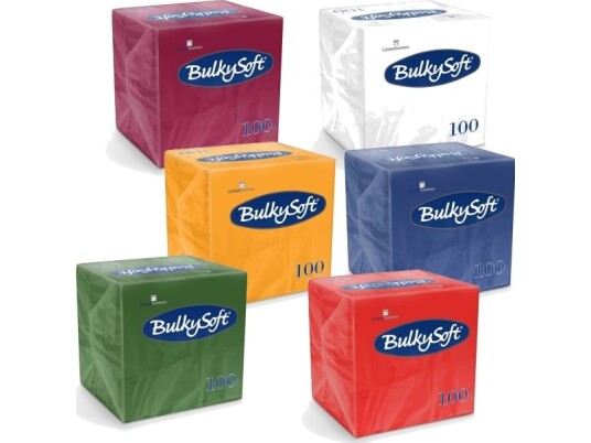 Serviet Bulkysoft 24X24 Cm 2-Lag Grøn,100 Stk/Pk Serviet Bulkysoft 24X24 Cm 2-Lag Grøn,100 Stk/Pk