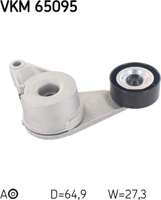 Strammehjul kilerem SKF VKM 65095