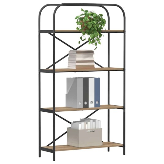 Bokhylle artisan eik 80 x 30 x 146 cm Konstruert tre