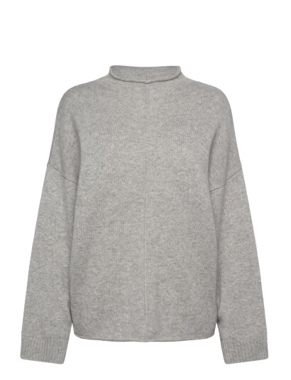 Davida Cashmere Oversized Half Turtleneck - Grey - S/M Davida Cashmere Oversized Half Turtleneck - Grey - S/M