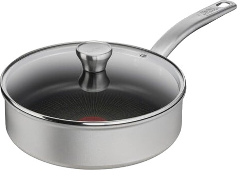 Tefal Recycle Sautepan 24 Cm W. Lid Silver Stekepanne