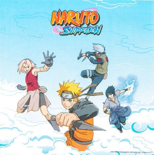 Servietter Naruto Shippuden   20 pakning
