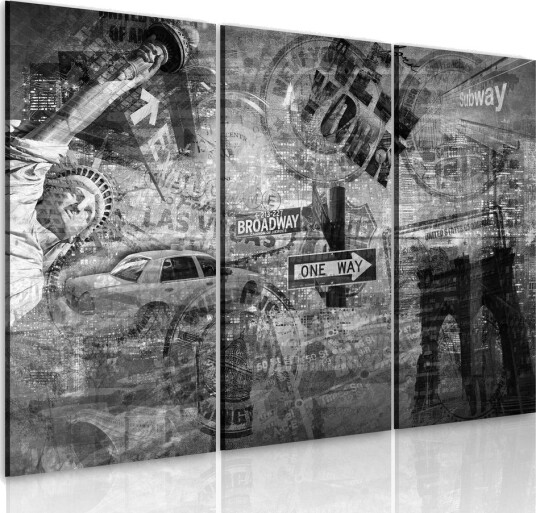 Bilde Symboler Nyc 120x80 Artgeist sp. z o. o.
