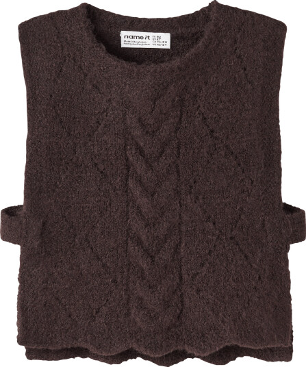 Name It Nmflea Knit Vest Brown 86