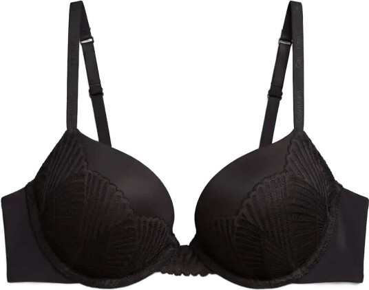 Calvin Klein Push Up Plunge Black 75 A