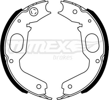 Bremsesko sett TOMEX Brakes TX 22 73