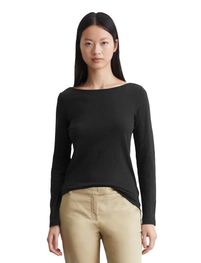 Marc O"Polo T-Shirts Long Sleeve - Black - S
