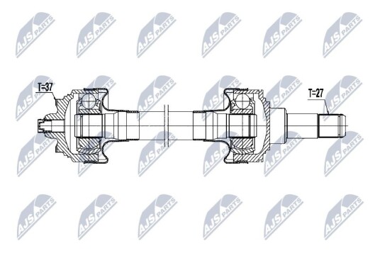 Nty Drivaksel NTY NPW BM 226