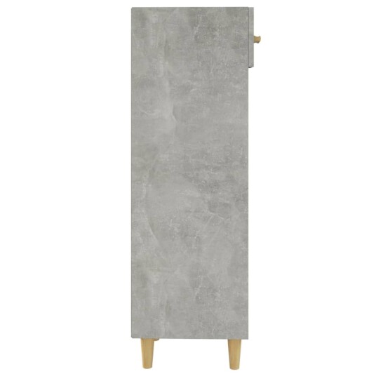 vidaXL Skoskap betonggr? 30x35x105 cm konstruert tre
