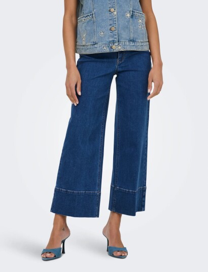 ONLY Onlmadison Hw Do Bt Crp Wd Dnm Gua85Noos   Blue   XS x 32