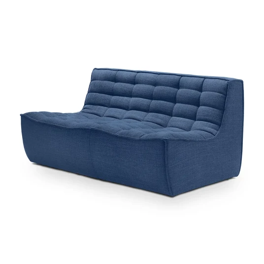 Ethnicraft N701 2 seters sofa Blue