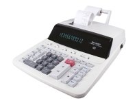 Sharp CS-2635RH - Utskriftskalkulator - VFD - 12 sifre - batteri, AC-adapter - grå