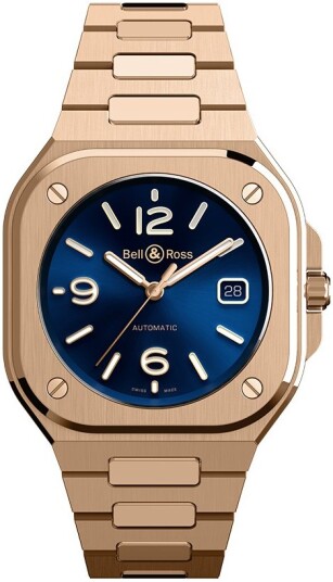 Bell & Ross Herreklokke BR05A BLU PG/SPG Br 05 Blå/18 karat