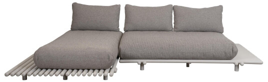 Cane line Sticks divan sofa Aluminium/lys brun 2 2 seters moduler Brun