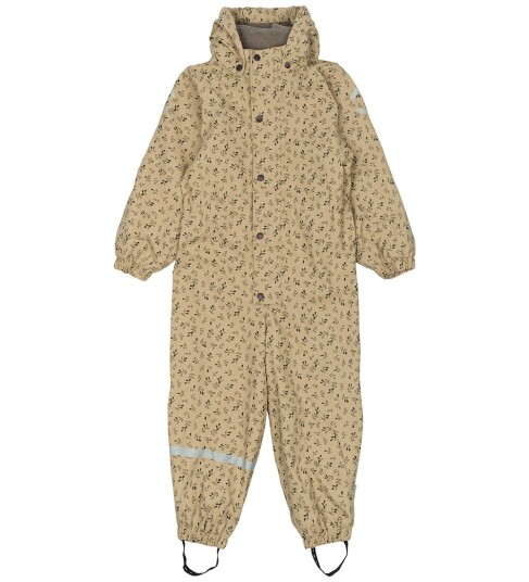 Mikk line Pu Aop Rain Suit With Fleece Beige 74 Mikk line Pu Aop Rain Suit With Fleece Beige 74