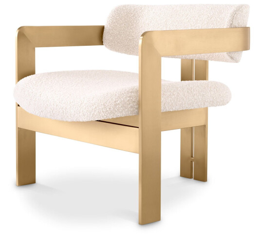 Donato lenestol bouclé cream