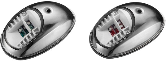 Lanternesett LED 2 nm syrefast krom Lanternesett LED 2 nm syrefast krom