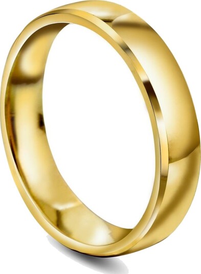 Moments By Pan Jewelry Giftering i 375 gult gull | 4 mm bredde