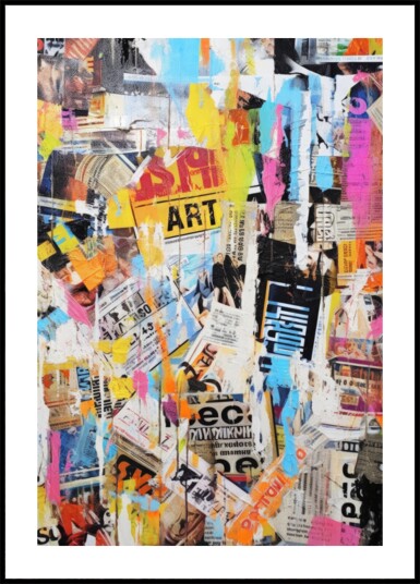 Urban Chaos Collage Plakat / 30x40