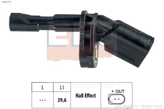 Sensor ABS EPS 1.960.174